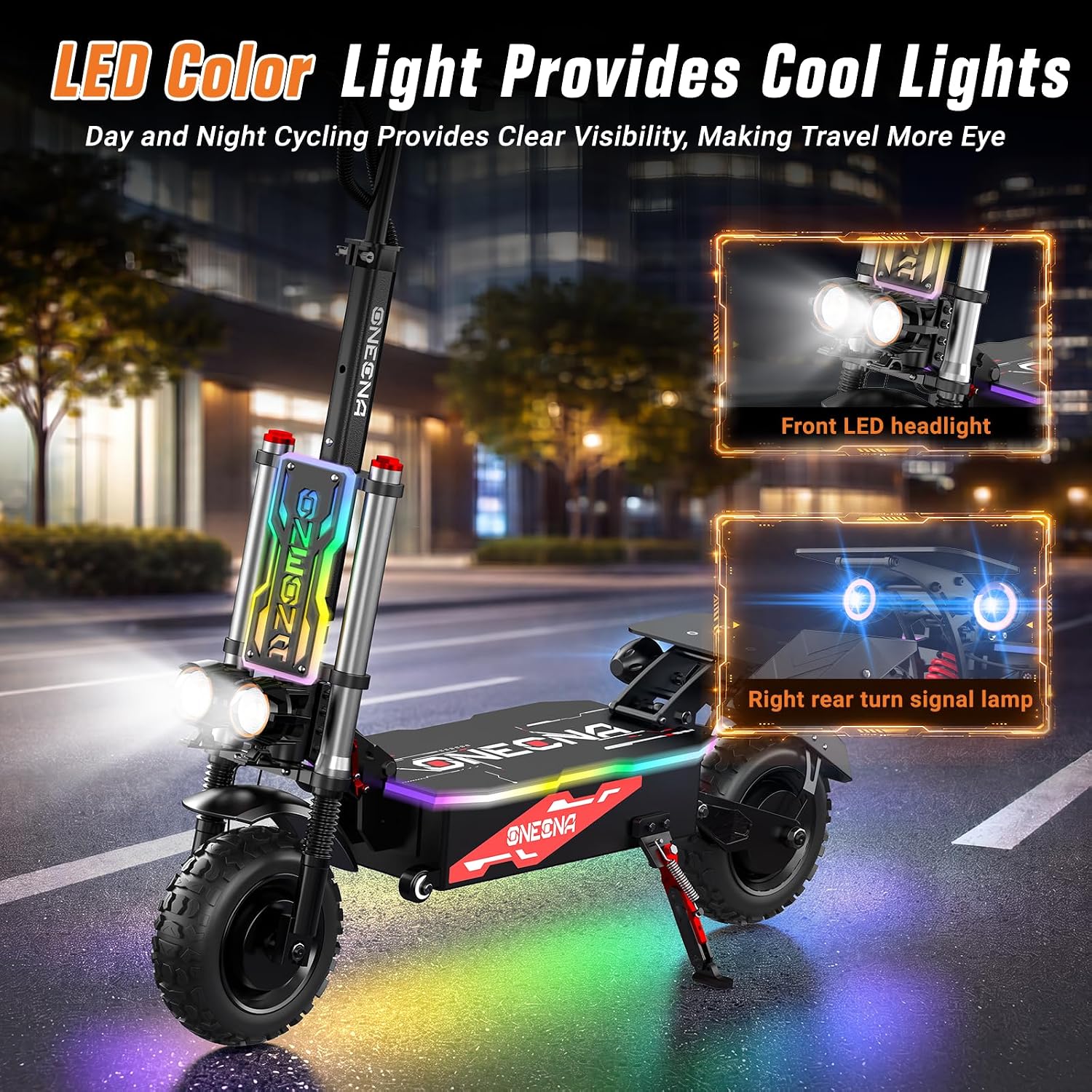 ONEONA GT8 Foldable Off Road E - đánh giá và giá 60V 5600W Dual Motor Electric Scooter