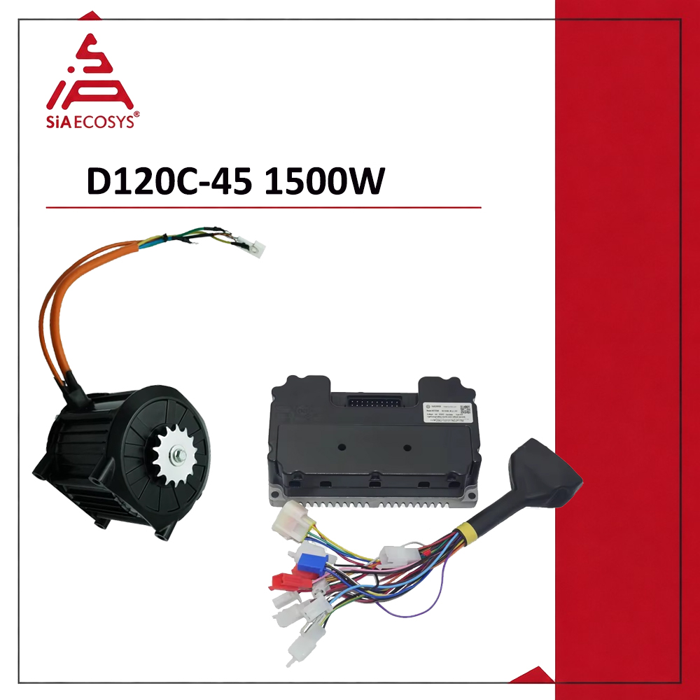 QSMOTOR D120C-45 1500W 72V Enc - đánh giá và giá Electric Motorcycle Conversion Kit 72V