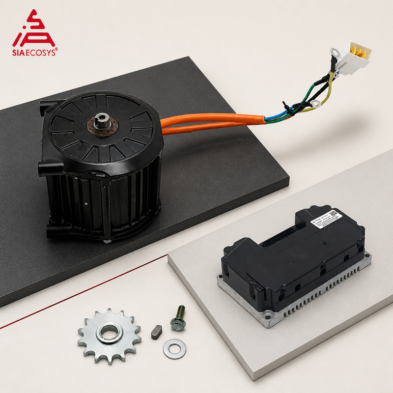 QSMOTOR D120C-45 1500W 72V Enc - đánh giá và giá Electric Motorcycle Conversion Kit 72V
